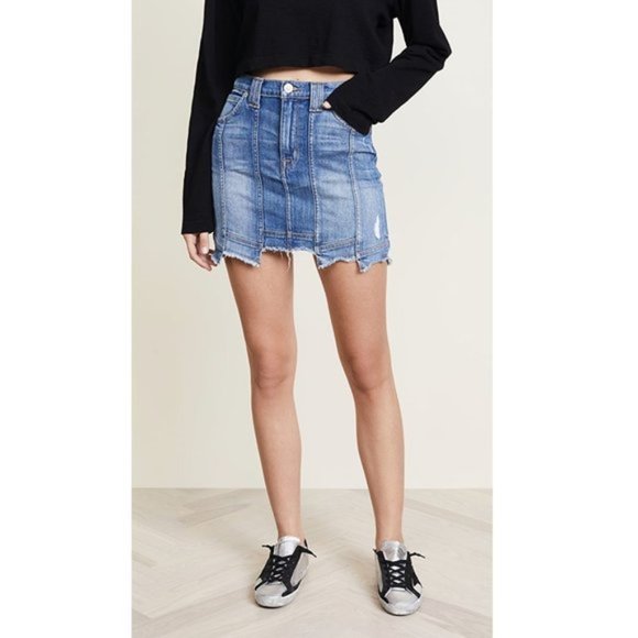 Hudson Jeans Dresses & Skirts - Hudson Jeans Weekender Step Hem Denim Mini Skirt 25